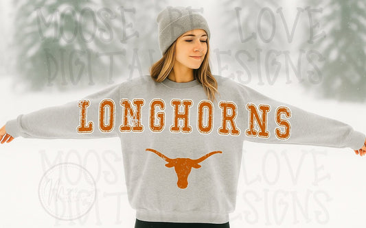 -LONGHORNS- Softstyle Sweatshirt/Gildan/SF000