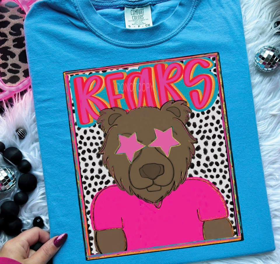 Youth Portrait Mascot on Comfort Color Collection
