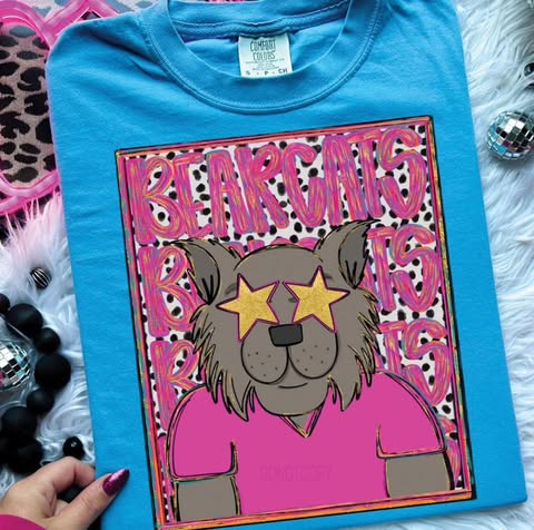 Youth Portrait Mascot on Comfort Color Collection