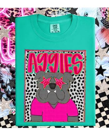 Youth Portrait Mascot on Comfort Color Collection