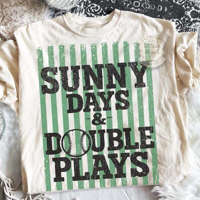 Sunny Days & Double Plays Short Sleeve/Comfort Color/1717