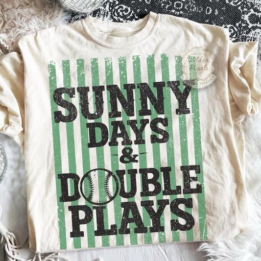 Sunny Days & Double Plays Short Sleeve/Comfort Color/1717
