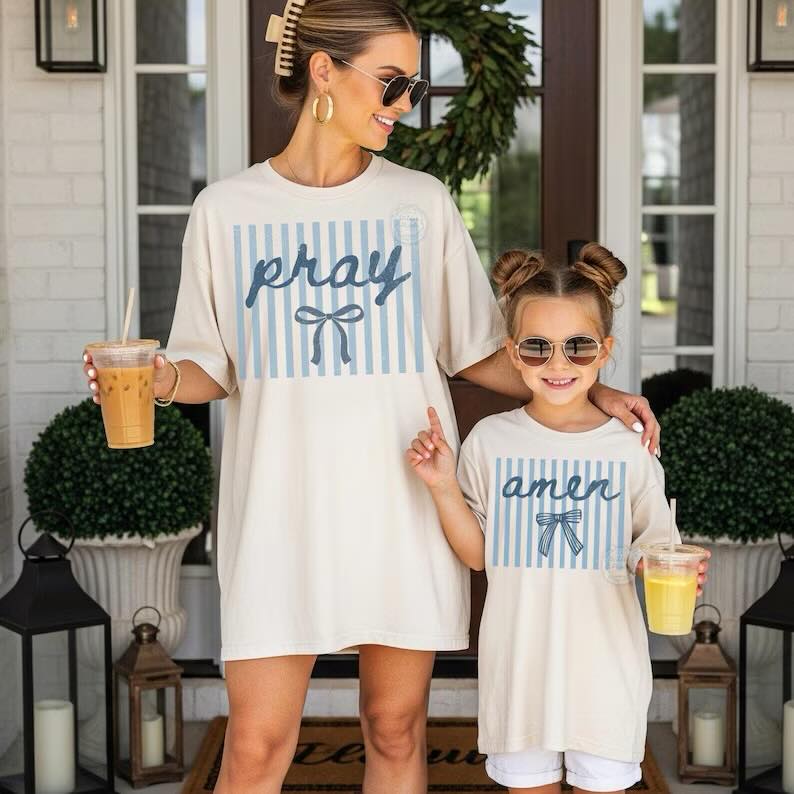 Preppy Pray/Amen Short Sleeve/Comfort Color/1717