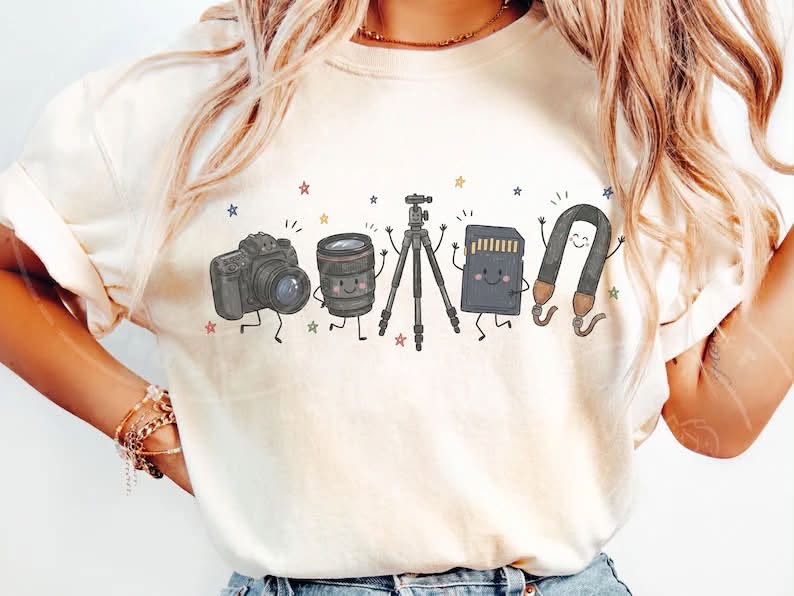 Occupation Doodle Character Short Sleeve/Comfort Color/1717