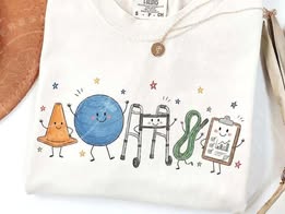 Occupation Doodle Character Short Sleeve/Comfort Color/1717
