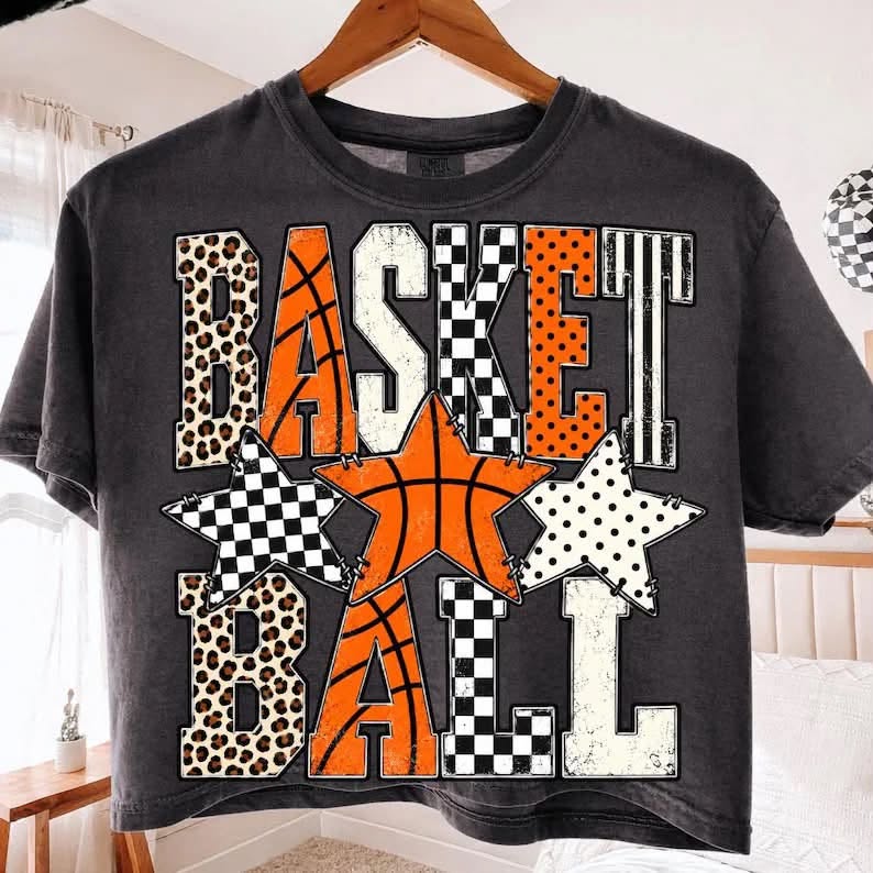 Basketball 3 Stars Short Sleeve/Comfort Color/1717