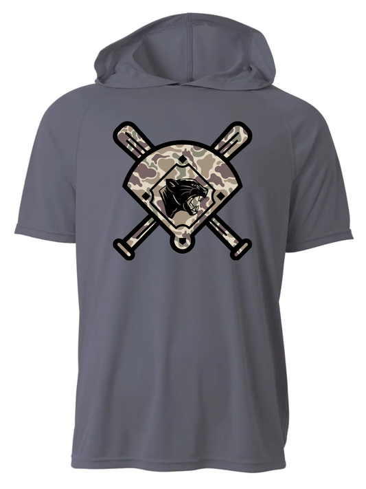 YOUTH Custom Logo Diamond Hooded Short Sleeve/A4/NB3408