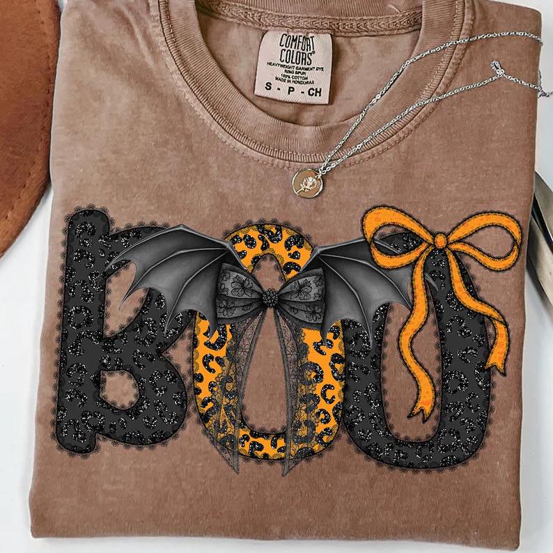 Batty Boo Short Sleeve/Comfort Color/1717