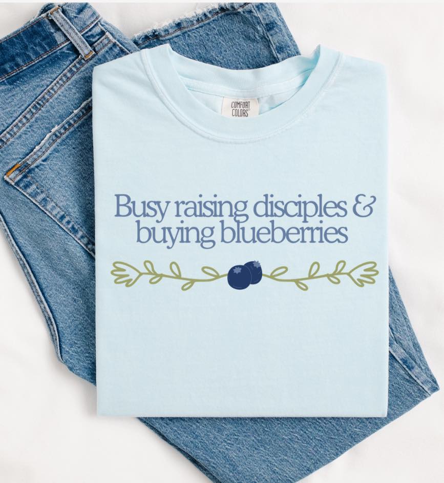 Charlie Kirk Disciples & Blueberries Short Sleeve/Comfort Color/1717