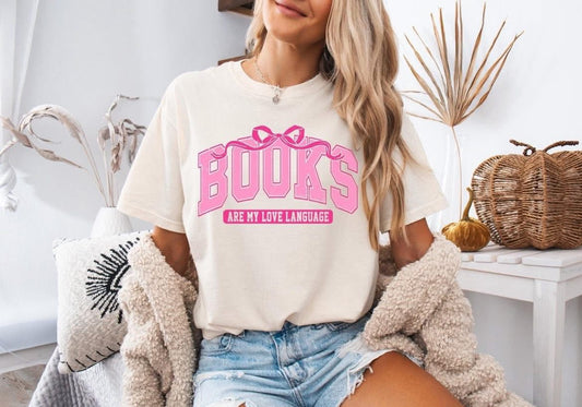 Books are my Love Language Short Sleeve/Comfort Color/1717