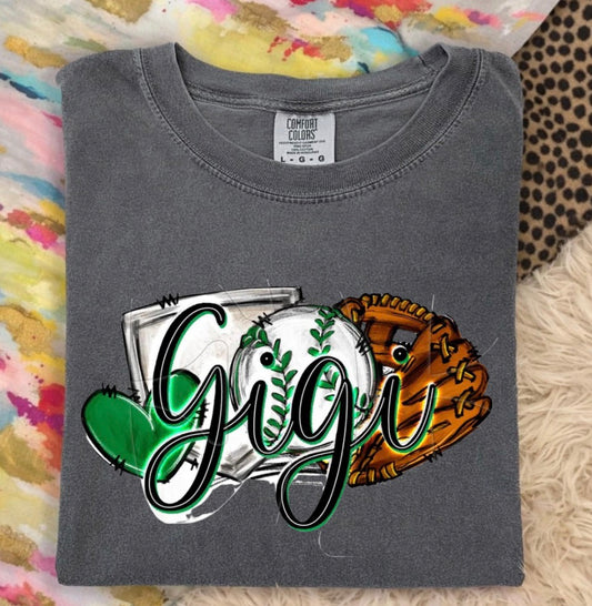 Baseball Gigi Short Sleeve/Comfort Color/1717