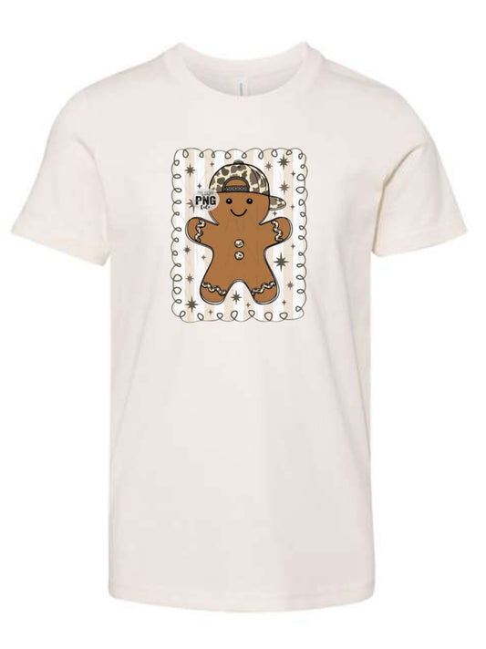 YOUTH Camo Gingerbread Short Sleeve/Bella/3001Y