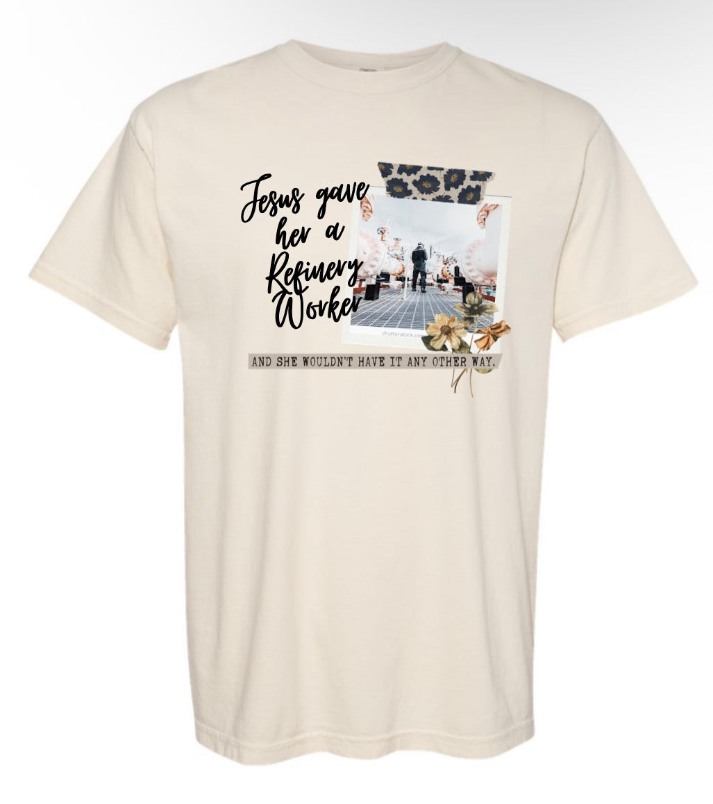 Jesus gave her a Short Sleeve/Comfort Color/1717
