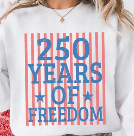 250 Years of Freedom Short Sleeve/Comfort Color/1717