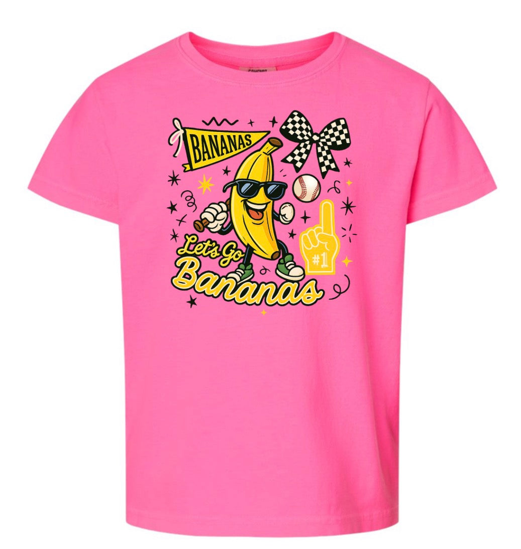 YOUTH Let's Go Bananas Short Sleeve / Comfort Color / 9018