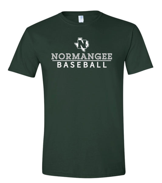 Stacked Normangee Baseball Softstyle Short Sleeve/Gildan/64000