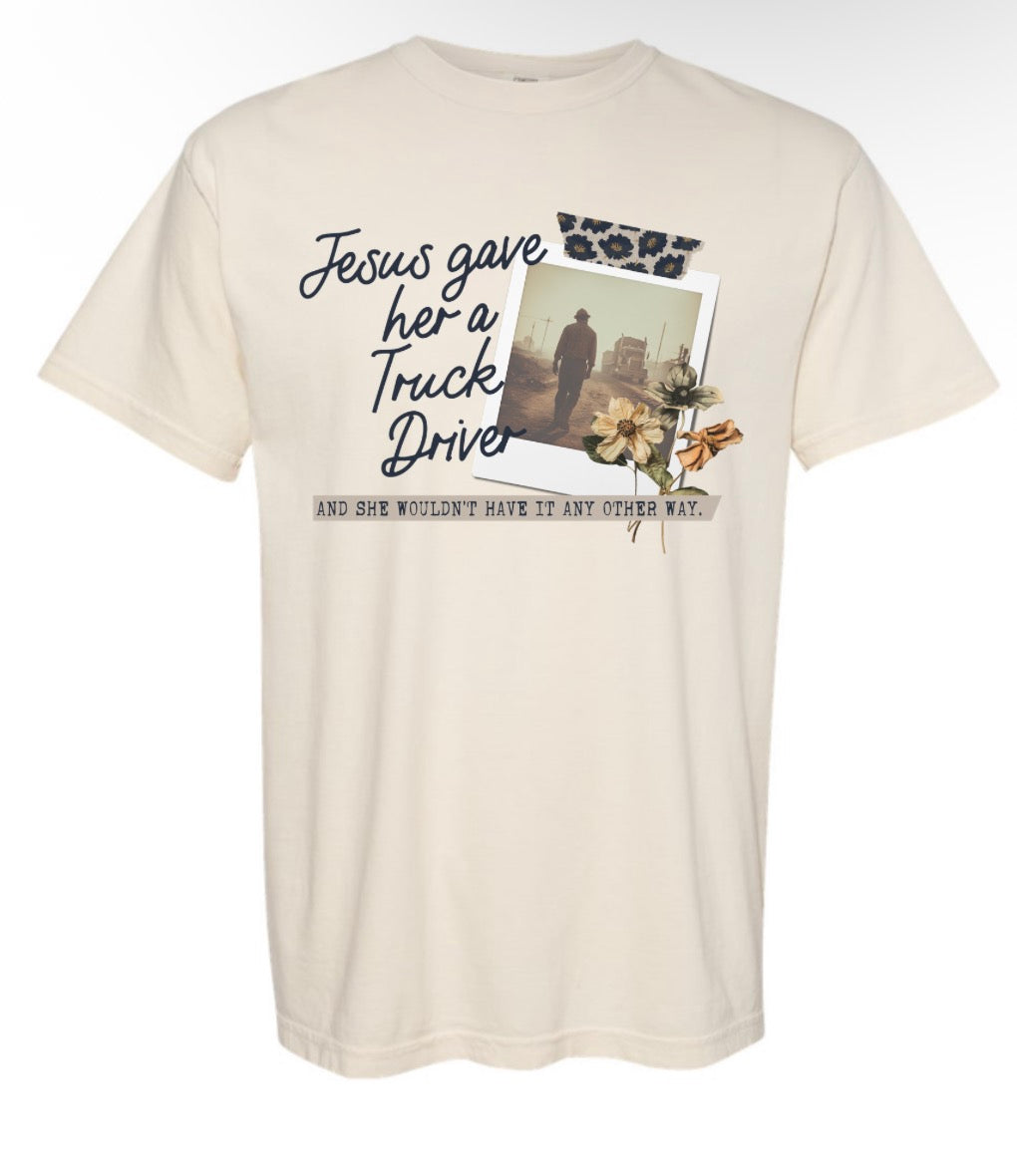 Jesus gave her a Short Sleeve/Comfort Color/1717