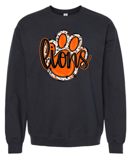 Paw Print Mascot Softstyle Sweatshirt/Gildan/SF000
