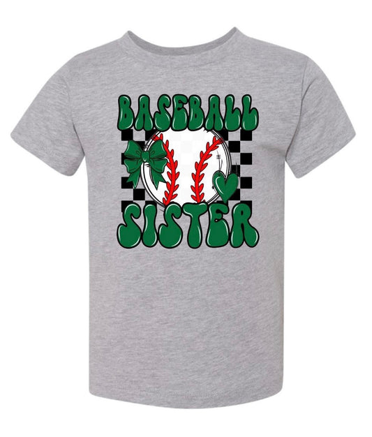 INFANT Checkered Baseball Sister Short Sleeve/Rabbit Skins/3322