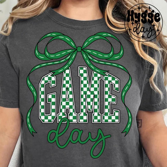 Coquette Checkered Game Day Short Sleeve/Comfort Color/1717