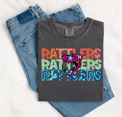 Groovy Rattlers Comfort Color Short Sleeve 1717