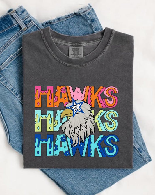 Groovy Hawks Short Sleeve/Comfort Color/1717
