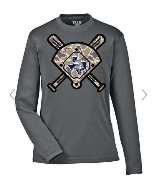 YOUTH Custom Logo Diamond Long Sleeve/Team 365/TT11YL