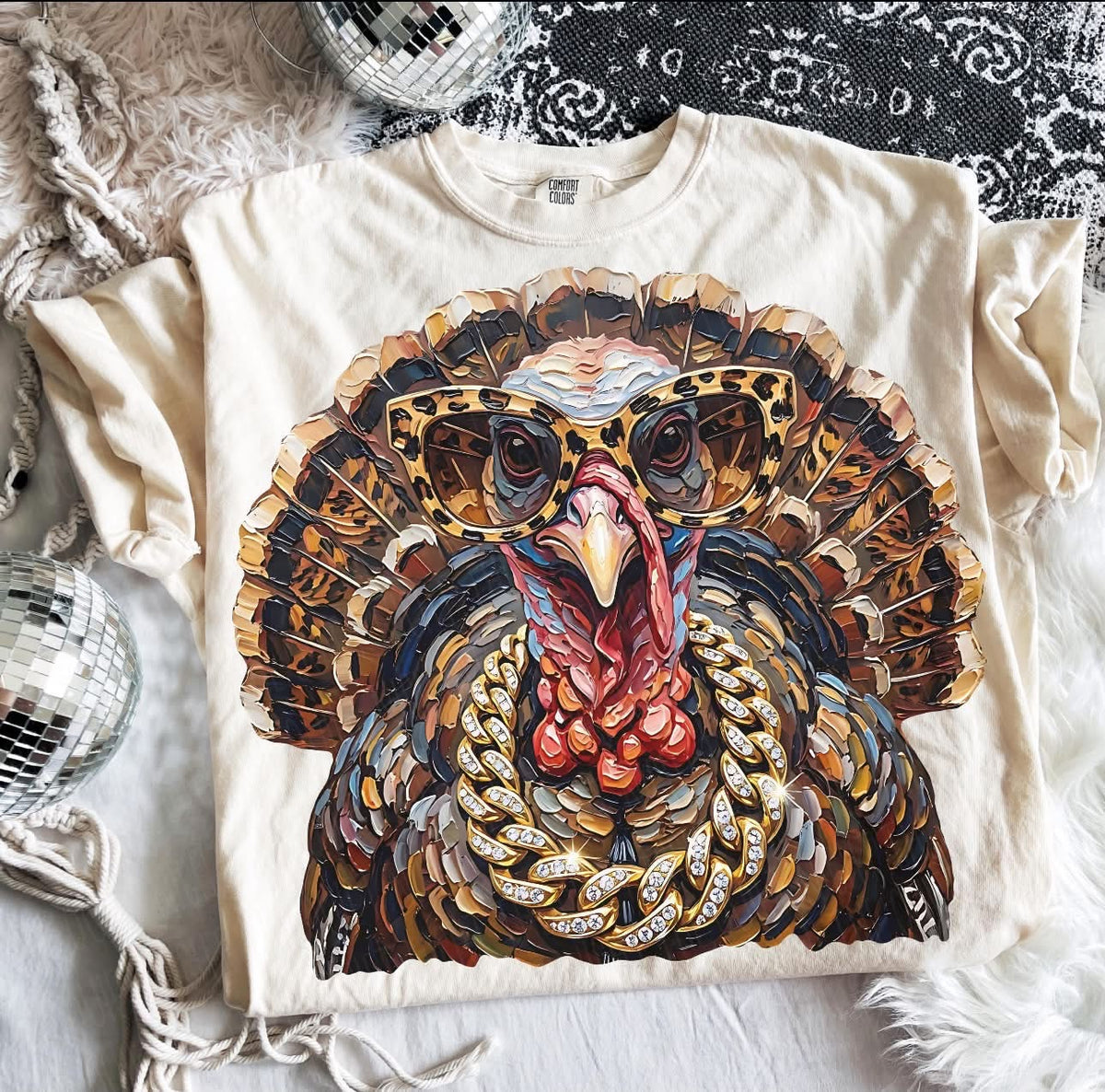 Glam Turkey Short Sleeve/Comfort Color/1717