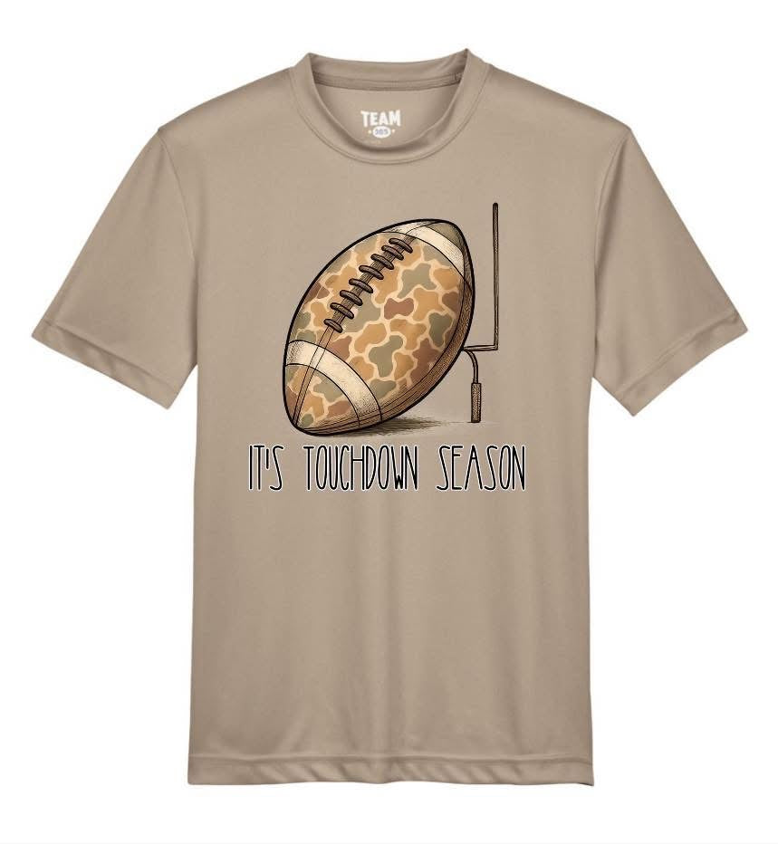 YOUTH Camo Football Season Short Sleeve/Team 365/TT11Y