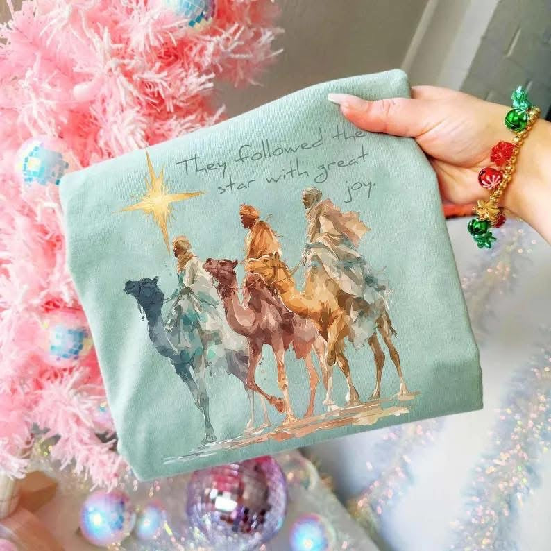 They Followed The Star Short Sleeve/Comfort Color/1717