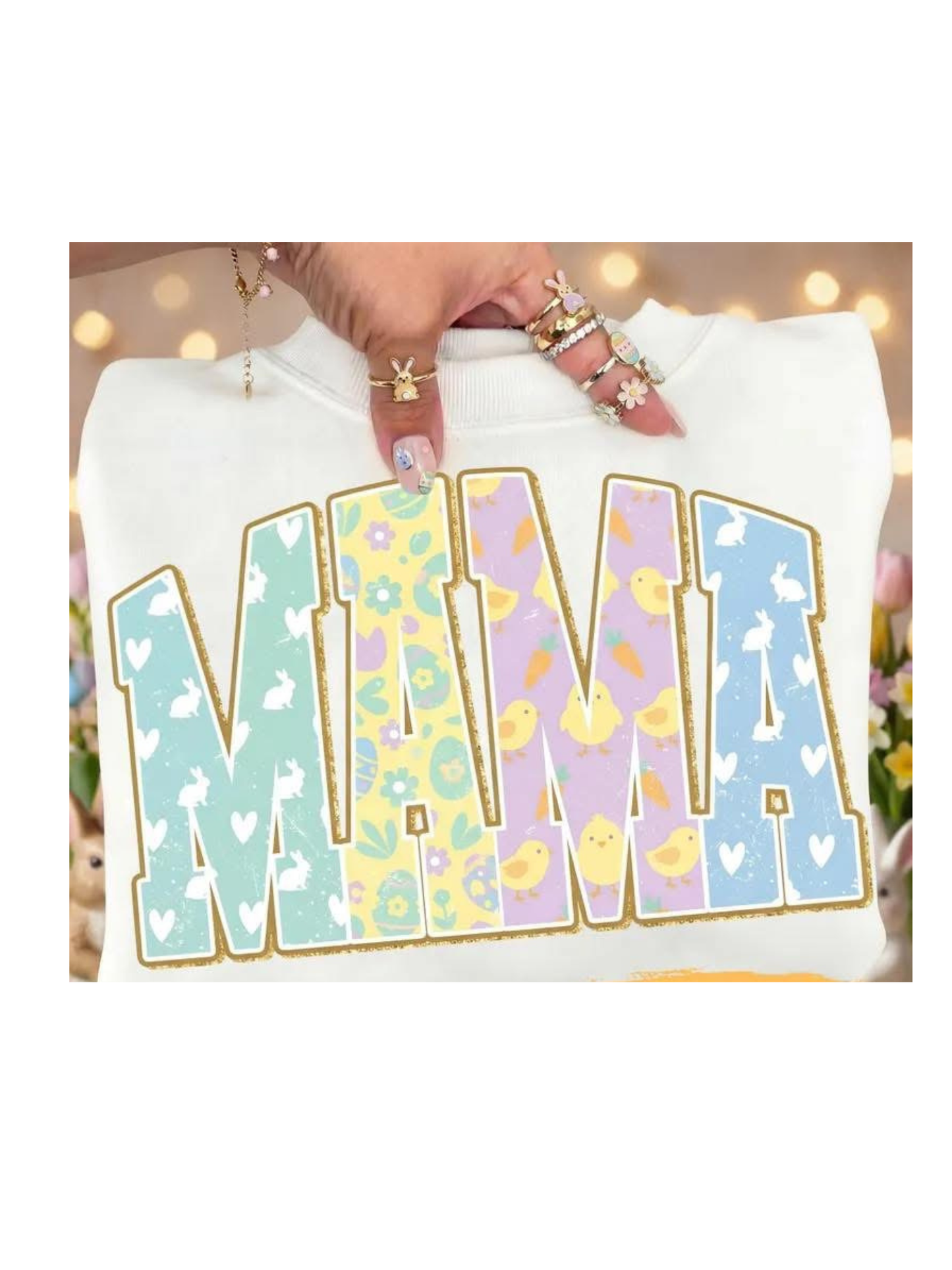 Easter Mama Short Sleeve/Comfort Color/1717