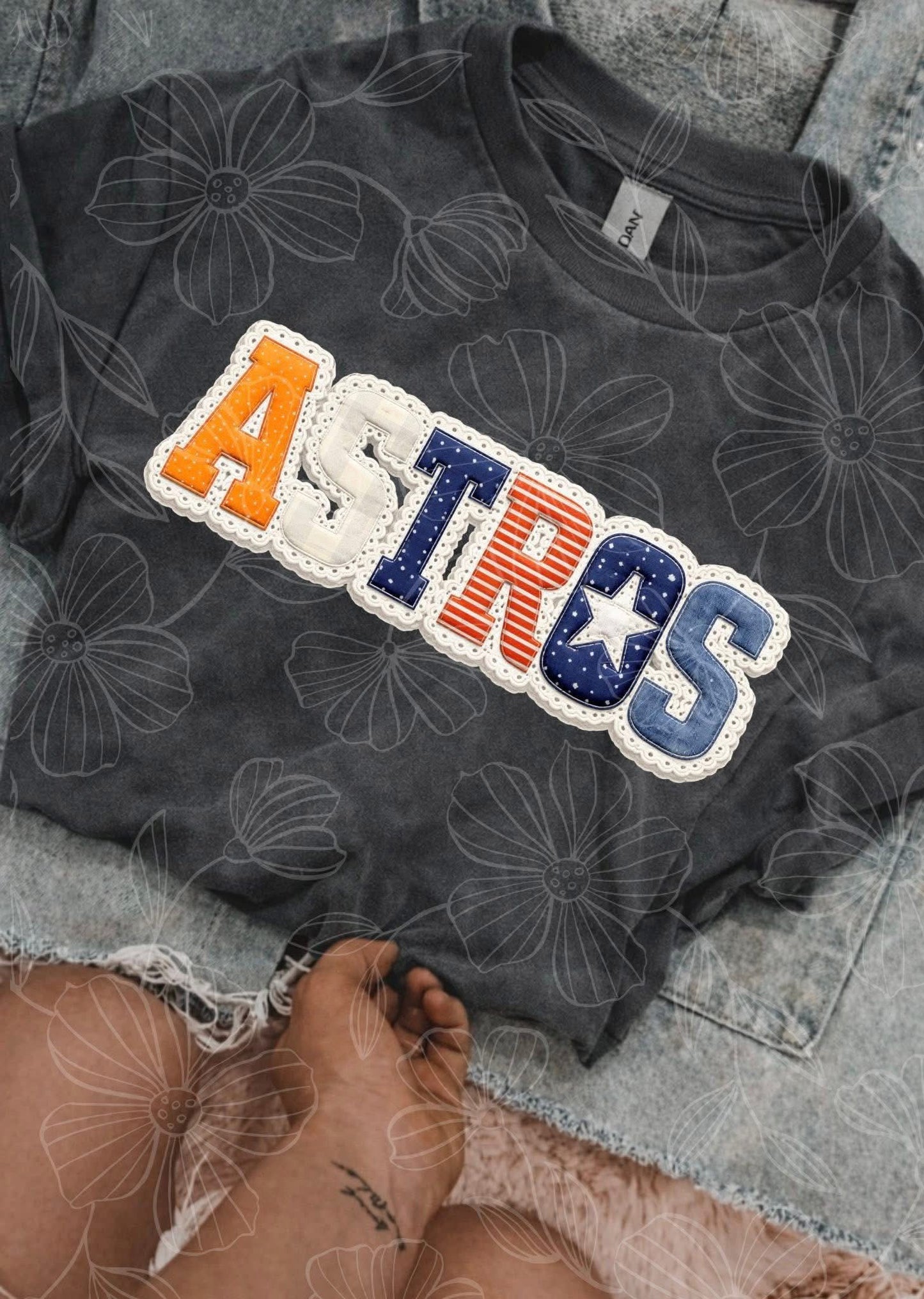 Lacy Astr*s Short Sleeve/Comfort Color/1717