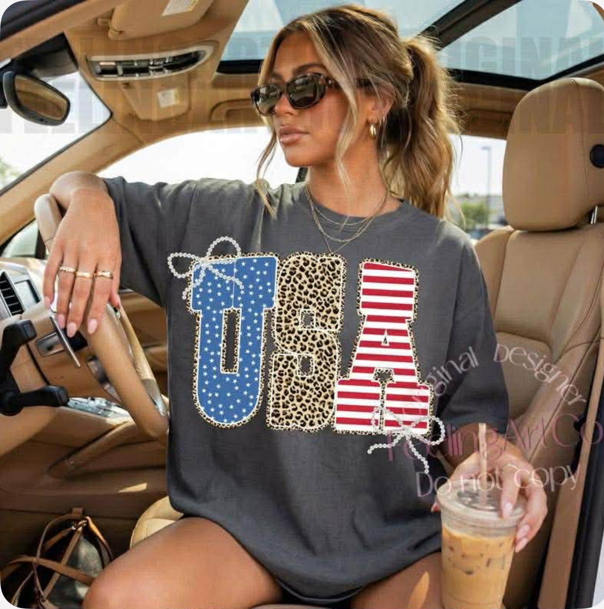 USA Short Sleeve/Comfort Color 3023CL BOXY/CROP