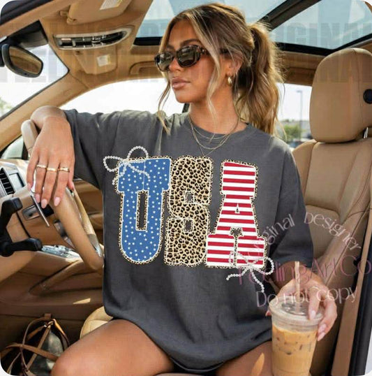 USA Short Sleeve/Comfort Color 3023CL BOXY/CROP