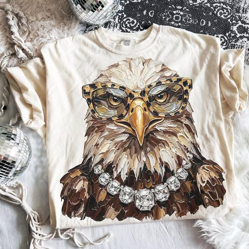 Glam Eagle Short Sleeve/Comfort Color/1717