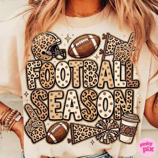 Football Season Short Sleeve/Comfort Color/1717
