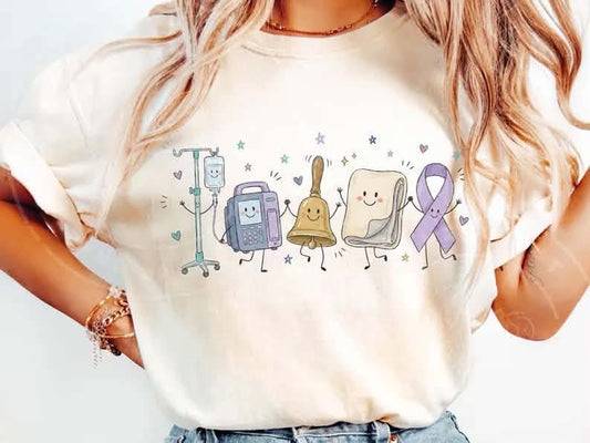 Occupation Doodle Character Short Sleeve/Comfort Color/1717
