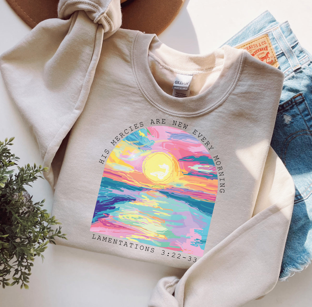 Religious Sweatshirt Gildan 18000