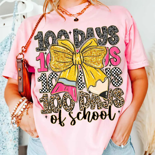 YOUTH 100 DAYS BOW Short Sleeve/Bella/3001Y