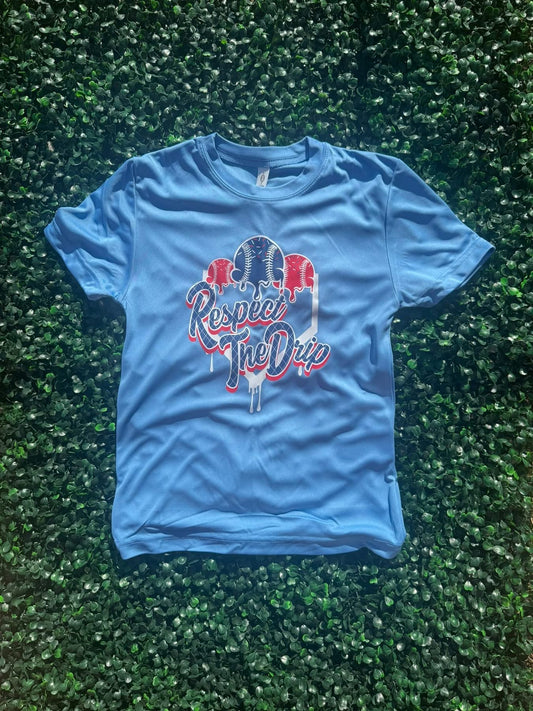 YOUTH Respect The Drip Baseball Short Sleeve/Team 365/TT11Y