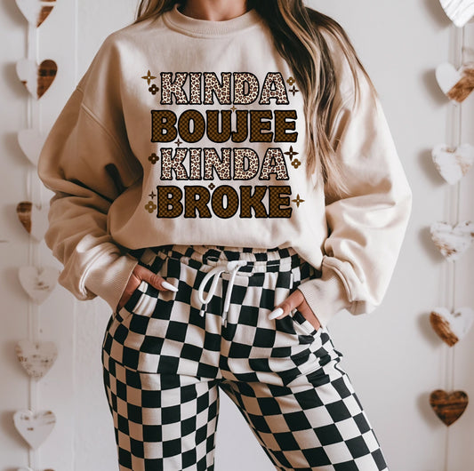 Kinda Boujee Gildan Sweatshirt 18000