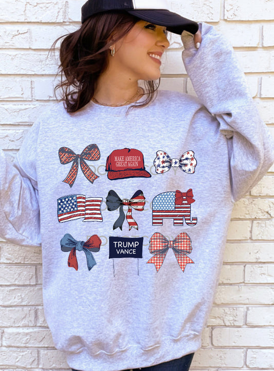 Coquette Maga Trump Gildan Sweatshirt 18000