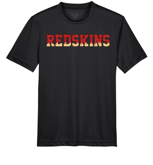 YOUTH Red & Black Drip Short Sleeve/Team 365/TT11Y