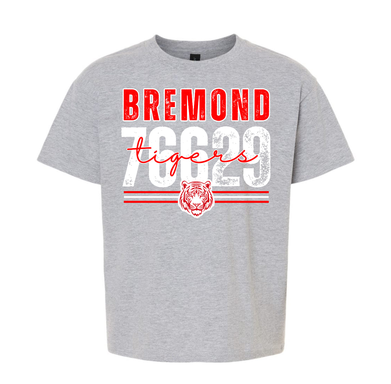 Bremond Tigers Short Sleeve/Gildan/64000