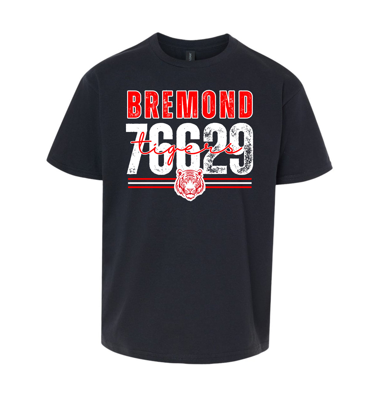 Bremond Tigers Short Sleeve/Gildan/64000