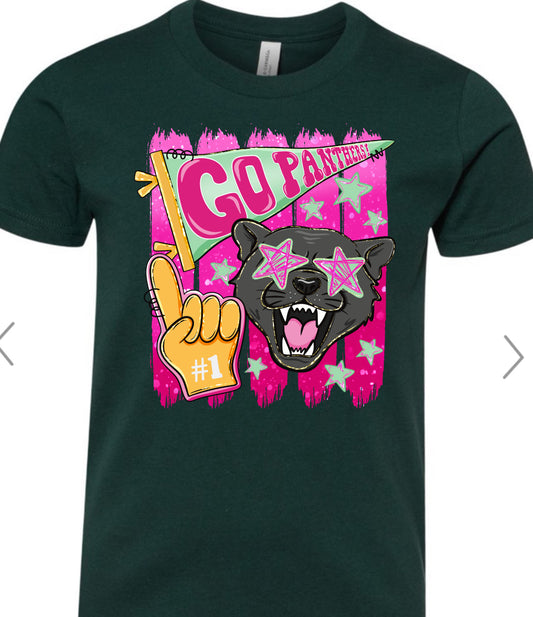 Preppy Knight Fan Mascot Short Sleeve/Bella 3001Y