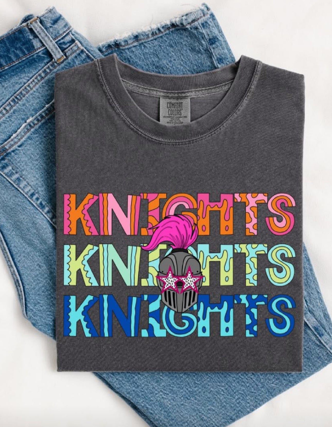 YOUTH Groovy Knights Short Sleeve/Comfort Color/9018
