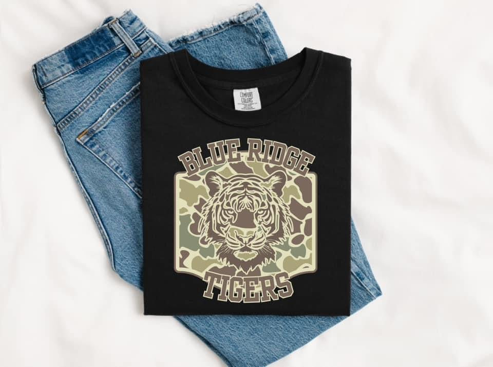Youth Camo School & Mascot Drifit Short Sleeve 5200