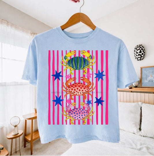 YOUTH Three Crab Short Sleeve / Comfort Color / 9018