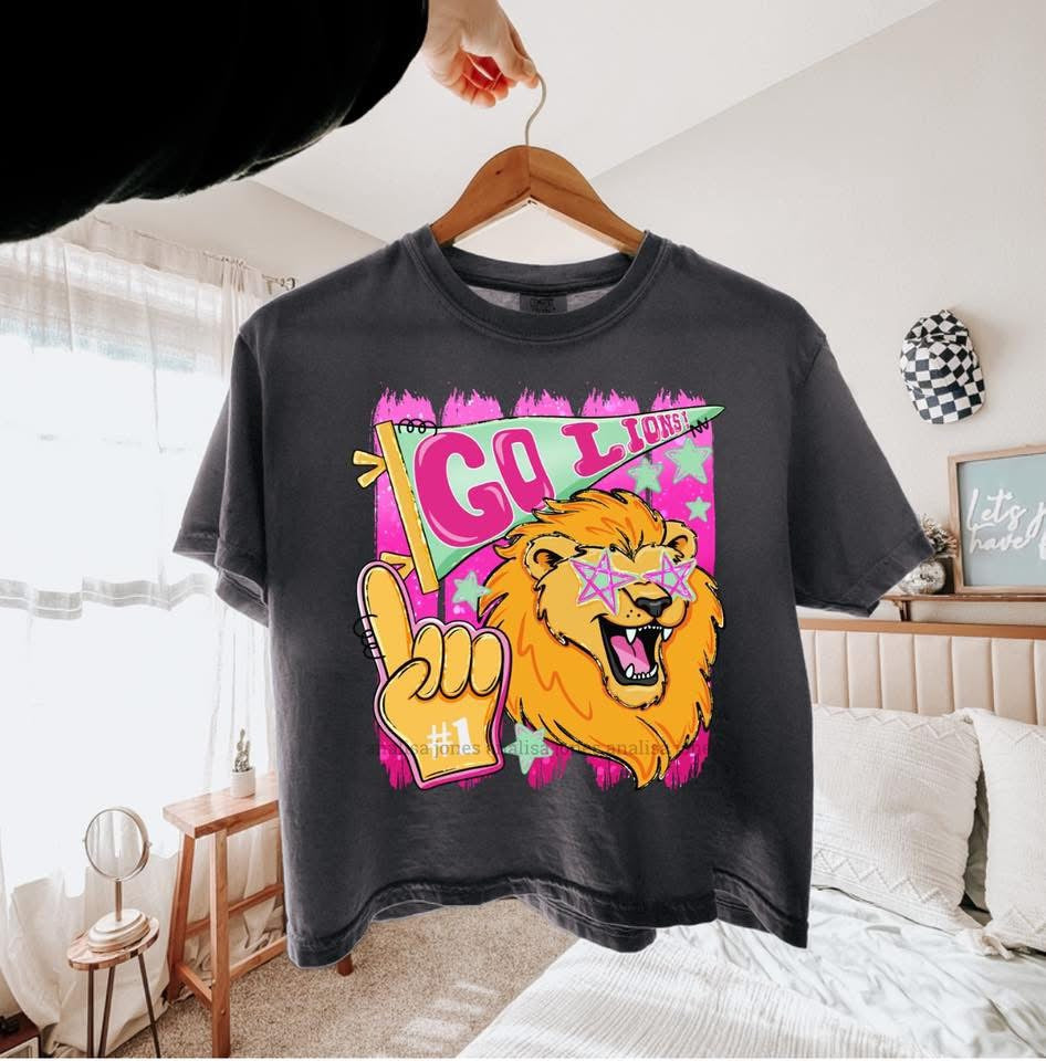 Preppy Fan Mascot Short Sleeve/Comfort Color/3023CL